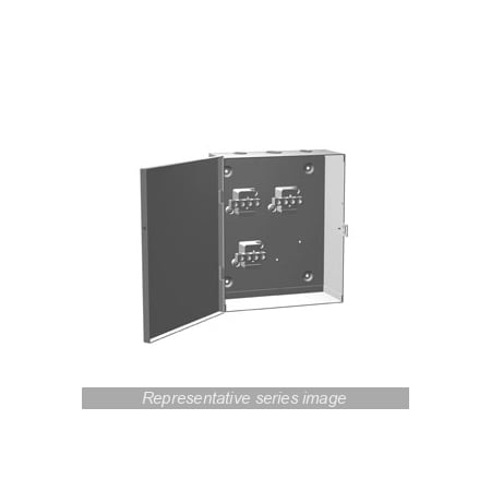 Hammond Screws with Padlock Hasp Electrical Enclosures, 15 in H, 4 in D, 10 in W, 1, Steel CSB103